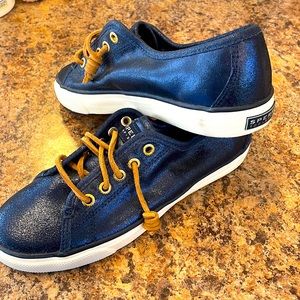 Women's Sperry Top-Sider leather blue